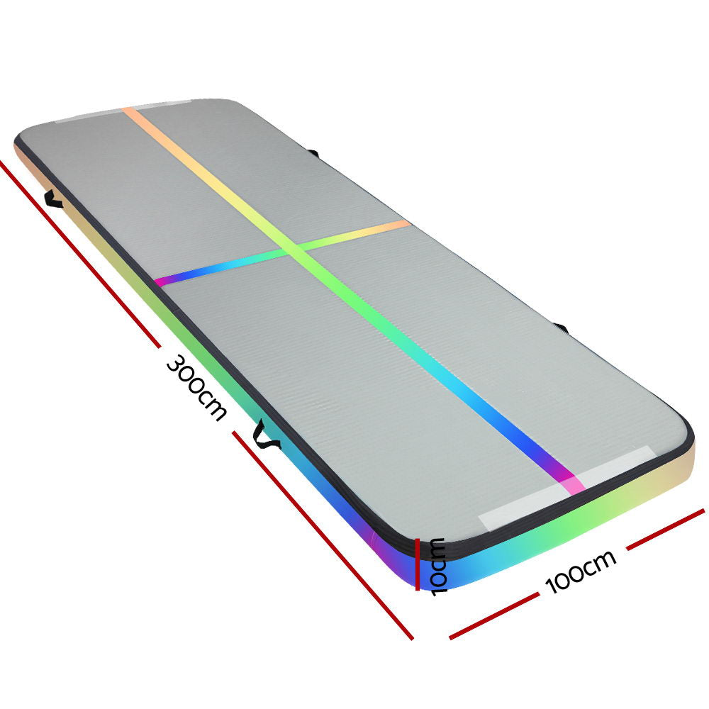 Air Track Inflatable Tumbling Mat Gymnastics Yoga Mat - 3X1M