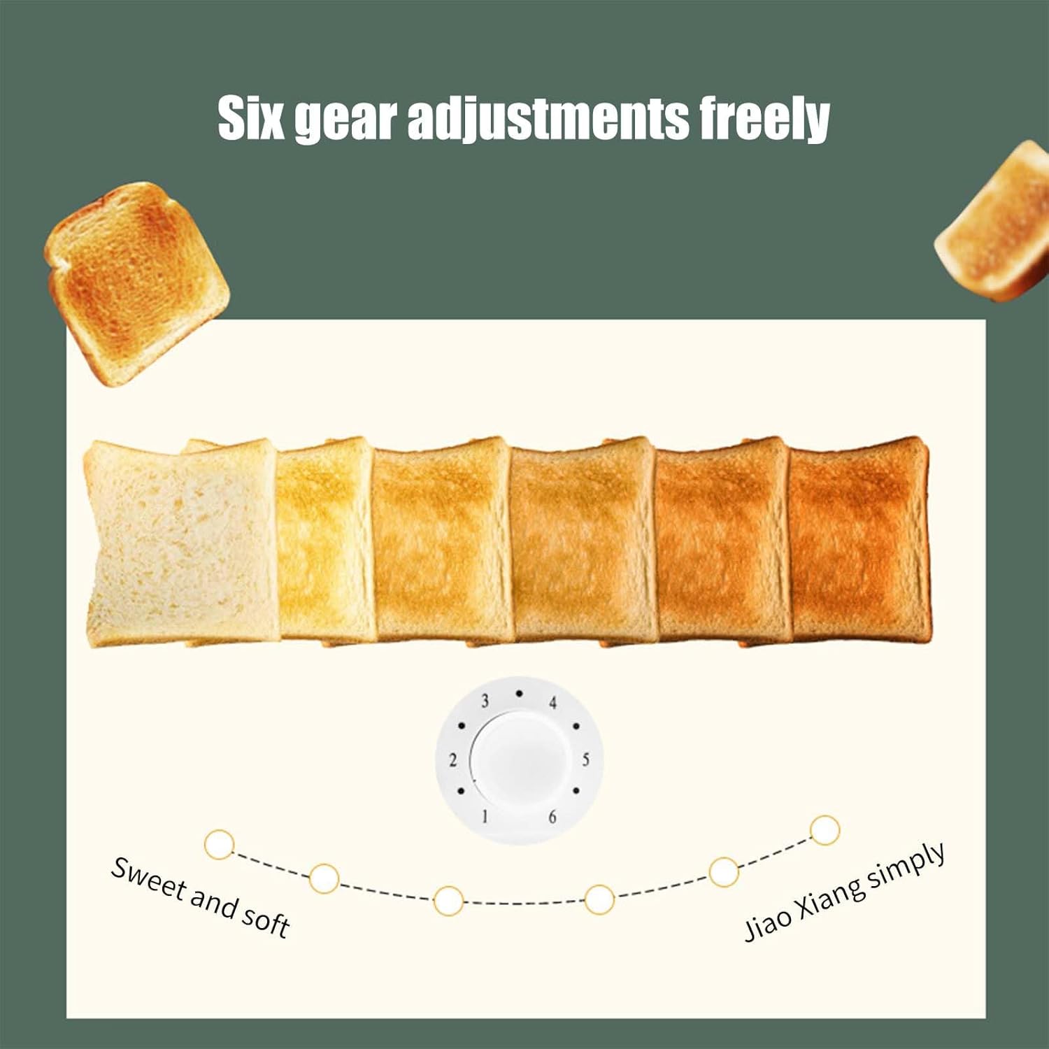 Toaster - Toaster - Toaster 2 Slices - Electric Toaster - Toasting Appliance - Kitchen Appliance - Kitchen Utensils - Bread Toaster - Kitchen Utensils - Household Appliances - Breakfast Appliance - White Toaster - White - 1 Piece