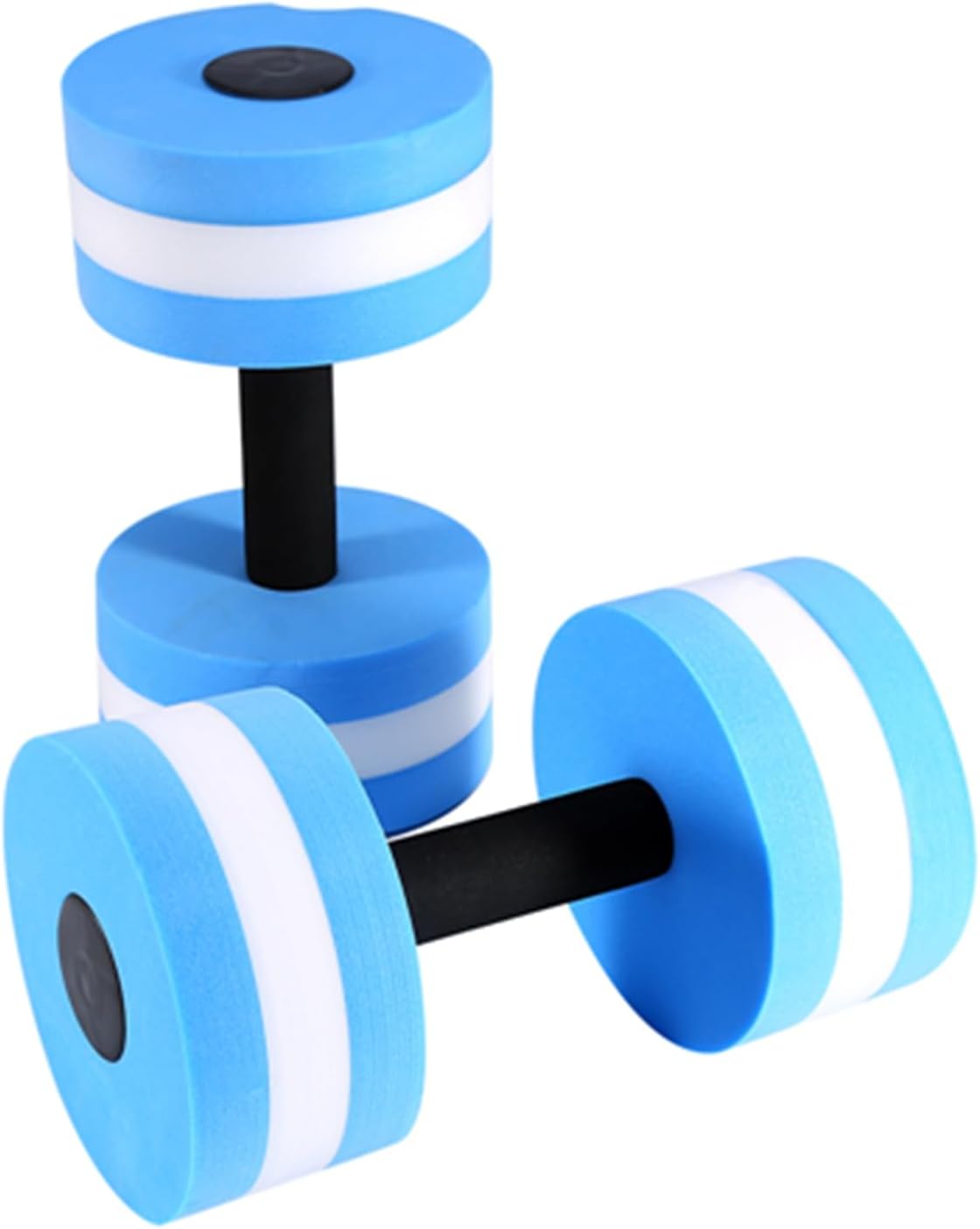 Water Dumbbells Set, 2PCS Water Dumbbells Pool Resistance Water Fitness Equipment Foam Dumbbell Water Aerobics Fitness Equipment