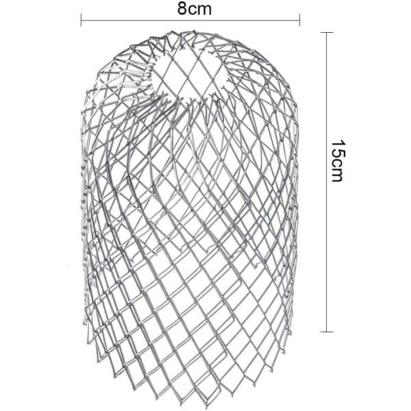 4-pack expandable metal gutter filter screens, leaf strainers, gutter and downspout guards - max