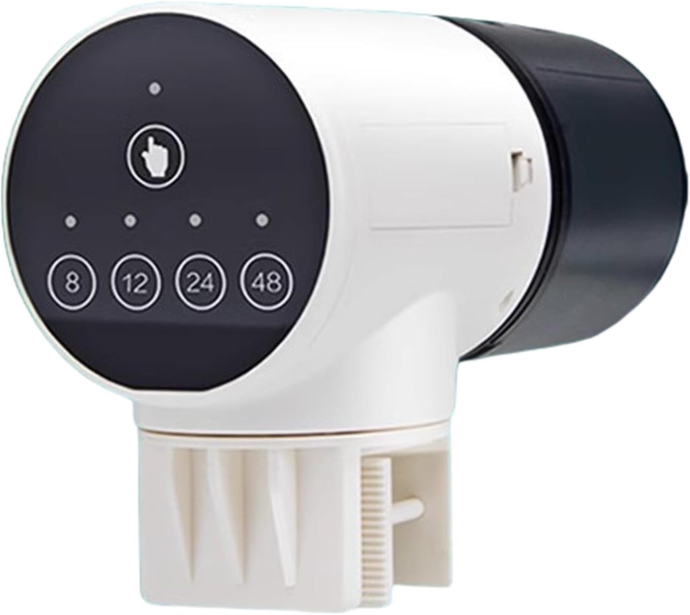 CARLA HOME Automatic Fish Feeder with Timer, Moistureproof Dispenser & Rechargeable Feeding for Aquarium or Tank